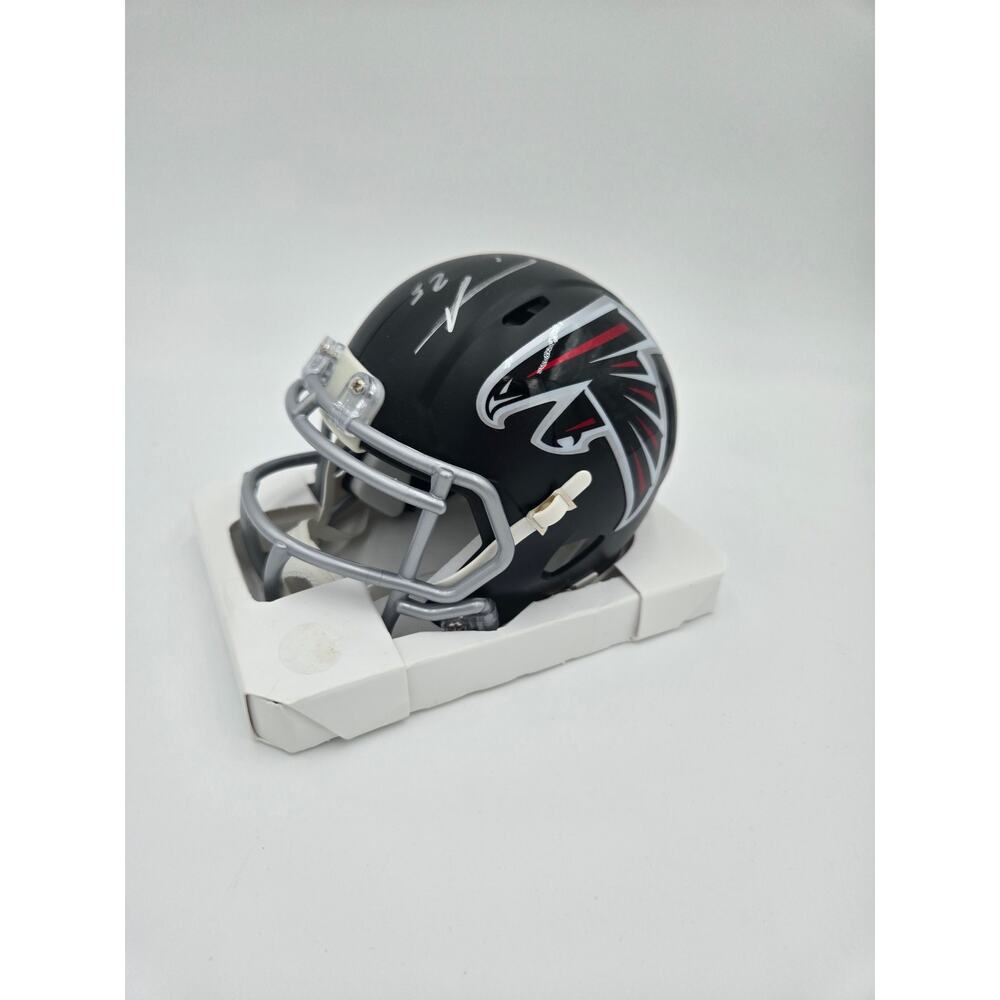 Atlanta Falcons Mini Helmet Signed #25 William Moore Riddell Auto